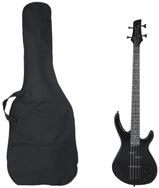 vidaXL Akustikgitarre NA E-Bass f&uuml;r Anf&auml;nger mit Tasche Schwarz 44 46