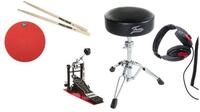 MUSIC STORE Musikinstrumentenst&auml;nder, (E-Drum Zubeh&ouml;r Pack 3 Einzelpedal...