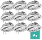 Oktaplex lighting LED Einbaustrahler Dijon Einbauspot Chromoptik, inklusive