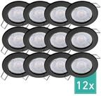 Oktaplex lighting LED Einbaustrahler Sedan Einbauleuchte schwarz, inklusive