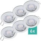 Oktaplex lighting LED Einbaustrahler Sedan Deckenstrahler wei&szlig; dimmbar,...
