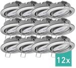 Oktaplex lighting LED Einbaustrahler Dijon Einbauleuchte geb&uuml;rstete...