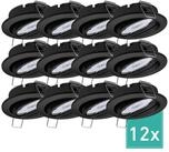 Oktaplex lighting LED Einbaustrahler Dijon Einbaustrahler schwarz, inklusive