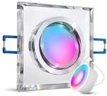 SSC-LUXon LED Einbaustrahler Glas Einbaustrahler flach eckig schwenkbar mit...