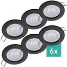 Oktaplex lighting LED Einbaustrahler Sedan Deckenstrahler schwarz 3-Stufen...