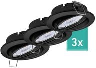 Oktaplex lighting LED Einbaustrahler Dijon Deckenstrahler schwarz, schwenkbar,