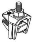 Lindapter Lindapter Flanschkl. GT F3 M20 feuerverzinkt, 2 teilig S Adapter