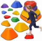 AIYAPLAY Stapelspielzeug Balanciersteine f&uuml;r Kinder rutschfeste Stapelsteine in