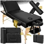 tectake Massageliege 3-Zonen-Massagetisch-Set, 218 x 102 x 90 cm, Polsterung...
