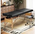 HOMCOM Massageliege 2 Zonen Klappbar Massagetisch H&ouml;henverstellbar Massagebank