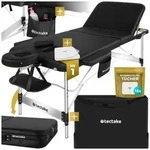 tectake Massageliege 3 Zonen Kosmetikliege mit 5cm Polsterung und...