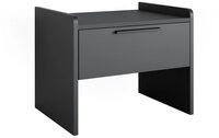 Vicco Sitzbank Roman, Anthrazit, 53.5 x 41.1 cm mit 1 Schublade (1-St)
