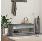 vidaXL Sitzbank Flurbank Betongrau 103 x 38 x 45 cm (1-St)