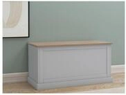 loft24 Truhenbank Bruce, Bank, Truhe, MDF foliert im Landhausstil, Breite 90 cm