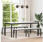 vidaXL Sitzbank vidaXL Bank Wei&szlig; 160 x 35 x 45 cm Massives Kiefernholz