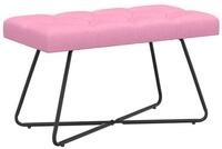 vidaXL Sitzbank Bank mit Knopfheftung Rosa 80 x 40 x 46 cm Stoff (1-St)