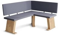 Vicco Sitzbank Rivon, Goldkraft Eiche/Anthrazit, 150 x 120 cm Linke Ecke