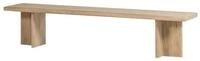 WOOOD Sitzbank Ato - Mangoholz Natur, 220 cm, Sichtbare Maserung, abgerundete...