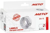 METO Etikett METO Preis-Etiketten 9506162 Wiederabl&ouml;sbar Etiketten-Breite: 26...