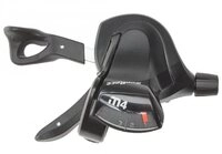SunRace Schalthebel SunRace, Schalteinheit, DLM400, Schalthebel, 3-fach, links