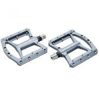 Procraft Fahrradpedale Procraft Pedale Flat Grip Advanced CNC 110 x 108 mm Grau...