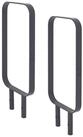 TRUTZHOLM Fahrradst&auml;nder 2x Fahrradanlehnb&uuml;gel 115x45 cm Flachstahl 12 mm in