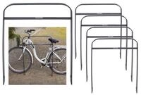TRUTZHOLM Fahrradst&auml;nder 5x Fahrradanlehnb&uuml;gel 115x76cm Flachstahl 13mm...