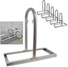 TRUTZHOLM Fahrradst&auml;nder Fahrradanlehnb&uuml;gel 90 x 84 cm Stahl &Oslash; 49mm grau