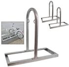 TRUTZHOLM Fahrradst&auml;nder Fahrradanlehnb&uuml;gel 90 x 84cm Stahl &Oslash; 49 mm grau