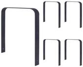 TRUTZHOLM Fahrradst&auml;nder 5x Fahrradanlehnb&uuml;gel 115x76 cm Flachstahl