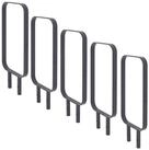 TRUTZHOLM Fahrradst&auml;nder 5x Fahrradanlehnb&uuml;gel 115x45 cm Flachstahl 12 mm in