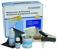 Jaegerlacke Lack 887 Badenwannenlack Fliesenlack 2K-Komplettset f&uuml;r 2,8 qm,