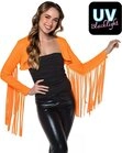 Boland Kost&uuml;m Festival Fransen Bolero neon-orange, Was ihr an L&auml;nge fehlt, macht