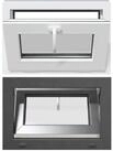 vidaXL Fenster 60 x 40 cm Kellerfenster RISOR 60x40 cm PVC und Glas Anthrazit