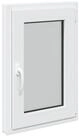 vidaXL Fenster Kellerfenster Innenseite Farbe Wei&szlig; RISOR 50 x 75 cm, (1 St)