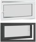 vidaXL Fenster Kellerfenster Innenseite Farbe Wei&szlig; RISOR 110 x 60 cm, (1 St)