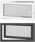 vidaXL Fenster Kellerfenster Innenseite Farbe Wei&szlig; RISOR 110 x 70 cm, (1 St)