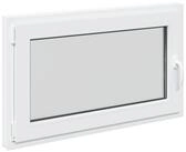 vidaXL Fenster Kellerfenster Innenseite Farbe Wei&szlig; RISOR 100 x 70 cm, (1 St)...