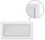 vidaXL Fenster Kellerfenster Innenseite Farbe Wei&szlig; RISOR 110 x 55 cm, (1 St)