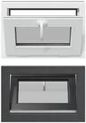 vidaXL Fenster 60 x 40 cm Kellerfenster RISOR 60x40 cm PVC und Glas Anthrazit