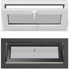 vidaXL Fenster Kellerfenster Innenseite Farbe Wei&szlig; RISOR 90 x 40 cm, (1 St)