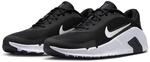 Trainingsschuh NIKE "Flex Train", Herren, Gr. 45, schwarz-wei&szlig; (schwarz, wei&szlig;,