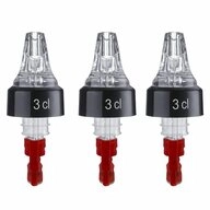 WESTMARK Flaschenausgie&szlig;er &raquo;Auto-Pour&laquo;, 3 cl, glasklar, 3 Stk....