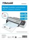 Betzold Schutzfolie Laminier-Folien A4 500 St&uuml;ck Big-Pack 150 mic gl&auml;nzend