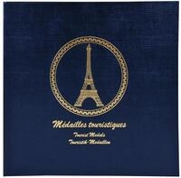 EXACOMPTA M&uuml;nzetui Ringbuch f&uuml;r 100 Souvenir-Medaillen - Marineblau - 96114E,