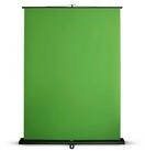 Master of Boards Fotohintergrund Green Screen, 160 x 200cm, Fotoleinwand, Ausfahrbar