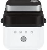 Smeg Hei&szlig;luftfritteuse AFC01WHMEU Hei&szlig;luftfritteuse wei&szlig;-matt schwarz