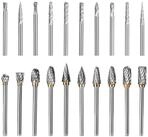 LuxusKollektion Fr&auml;sstift Fr&auml;sstifte Hartmetall Doppelschnitt Wolframkarbid 20Stk