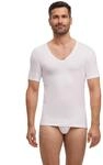 T-Shirt FALKE "Daily Climate Control", Herren, Gr. S, wei&szlig;, Single Jersey,