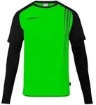 uhlsport Handballtrikot Impulse Torwart Shirt gr&uuml;n|schwarz 3XL